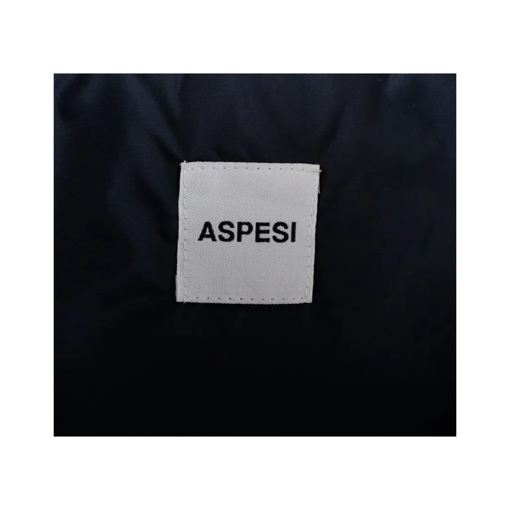 Aspesi Nylon Short Jacket - '10s Navy Polyamide Good - Model View