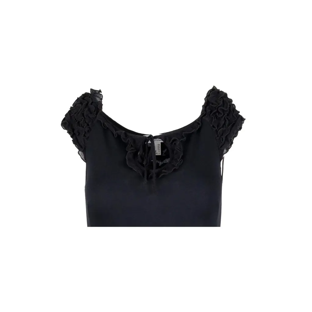 Moschino Cheap and Chic Asymmetric Dress - '00s Black Good - Inside View