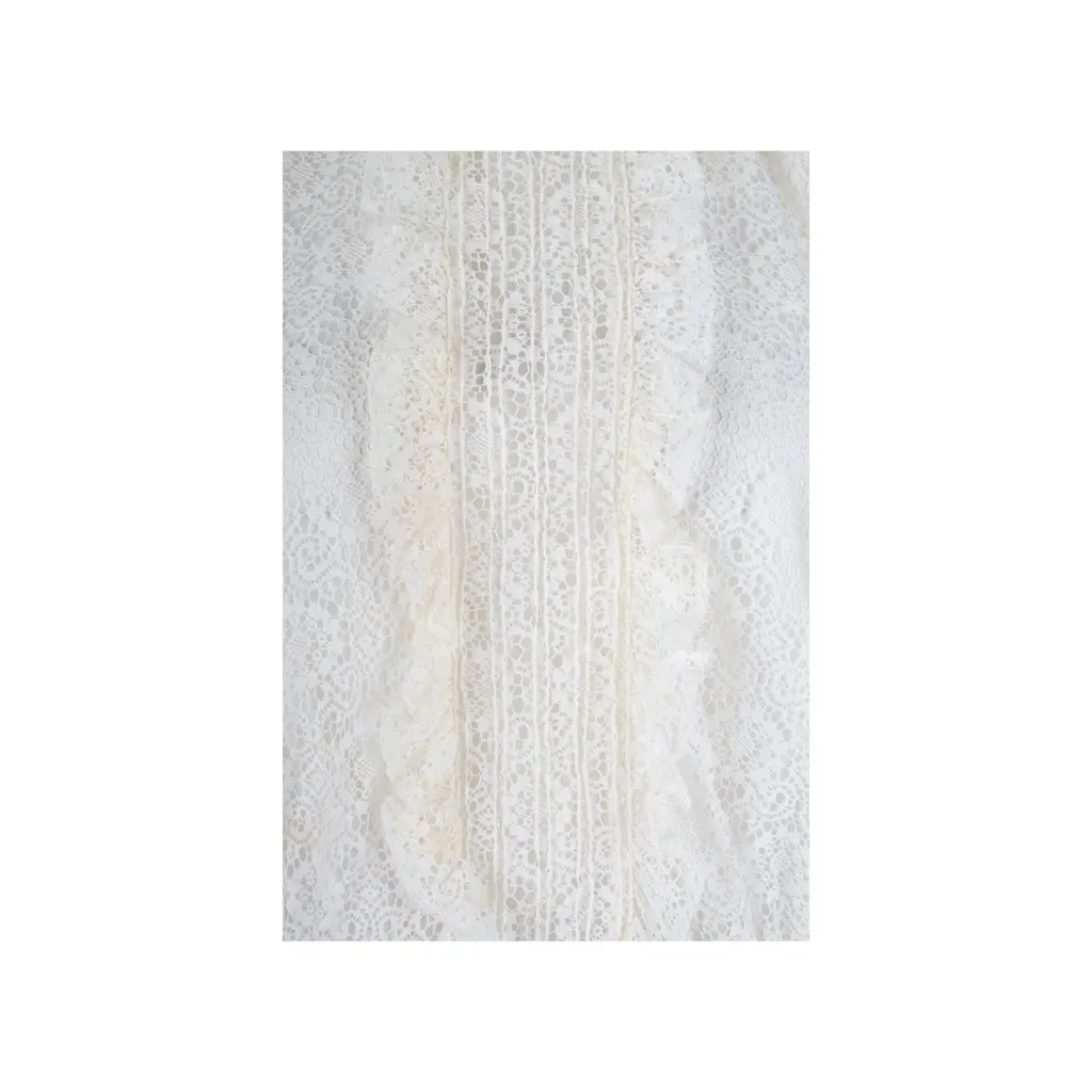 Moschino Lace Contrast Midi Dress - '10s Beige Lace Good - Inside View