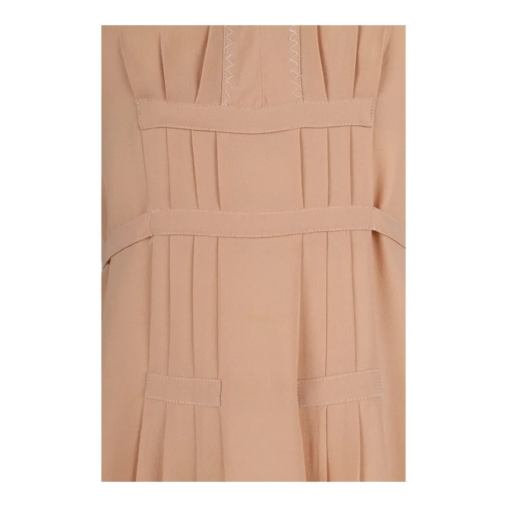 Moschino V-neck Midi Dress - '10s Red Silk Good - Box View