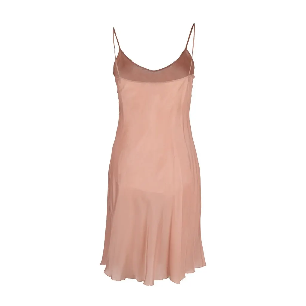 Moschino Lace Dress with Pink Camisole - '10s Pink Lace Good - Model View
