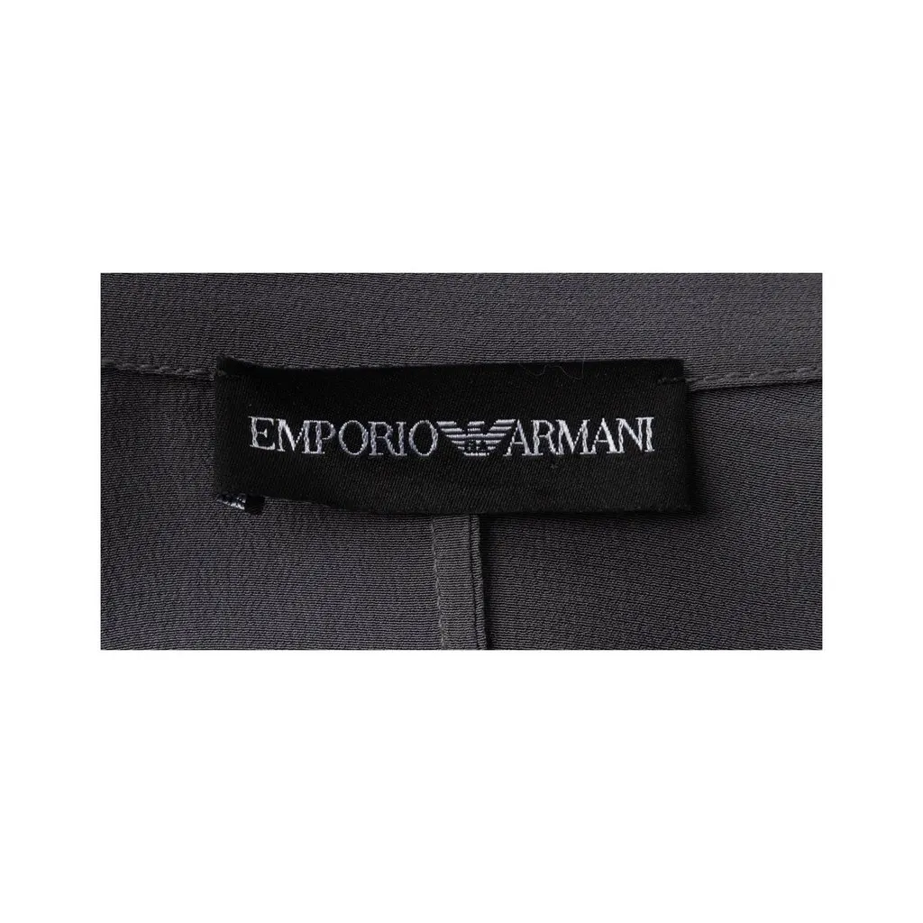 Emporio Armani Silk Shirt - '10s Grey Silk Good - Box View