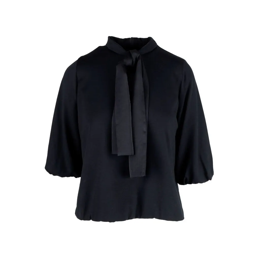 Unsigned Short Top - '10s Black Good - Front View