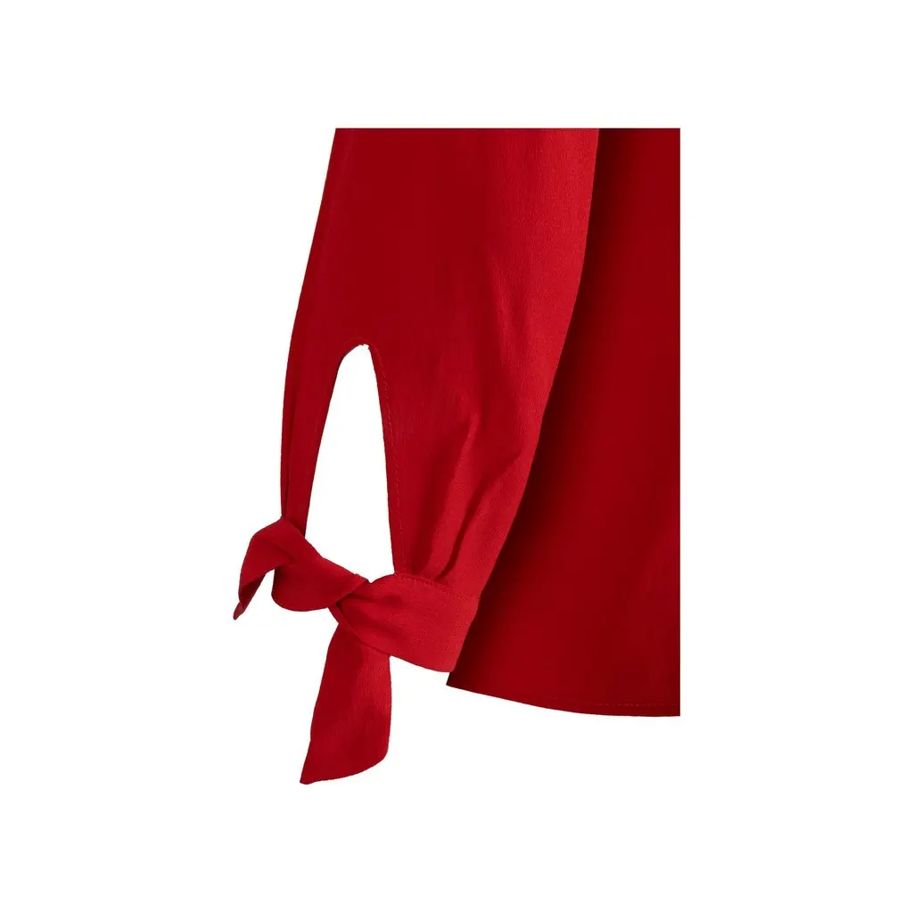 Moschino Cheap and Chic Tie-knot Shirt - '10s Red Silk Good - Box View