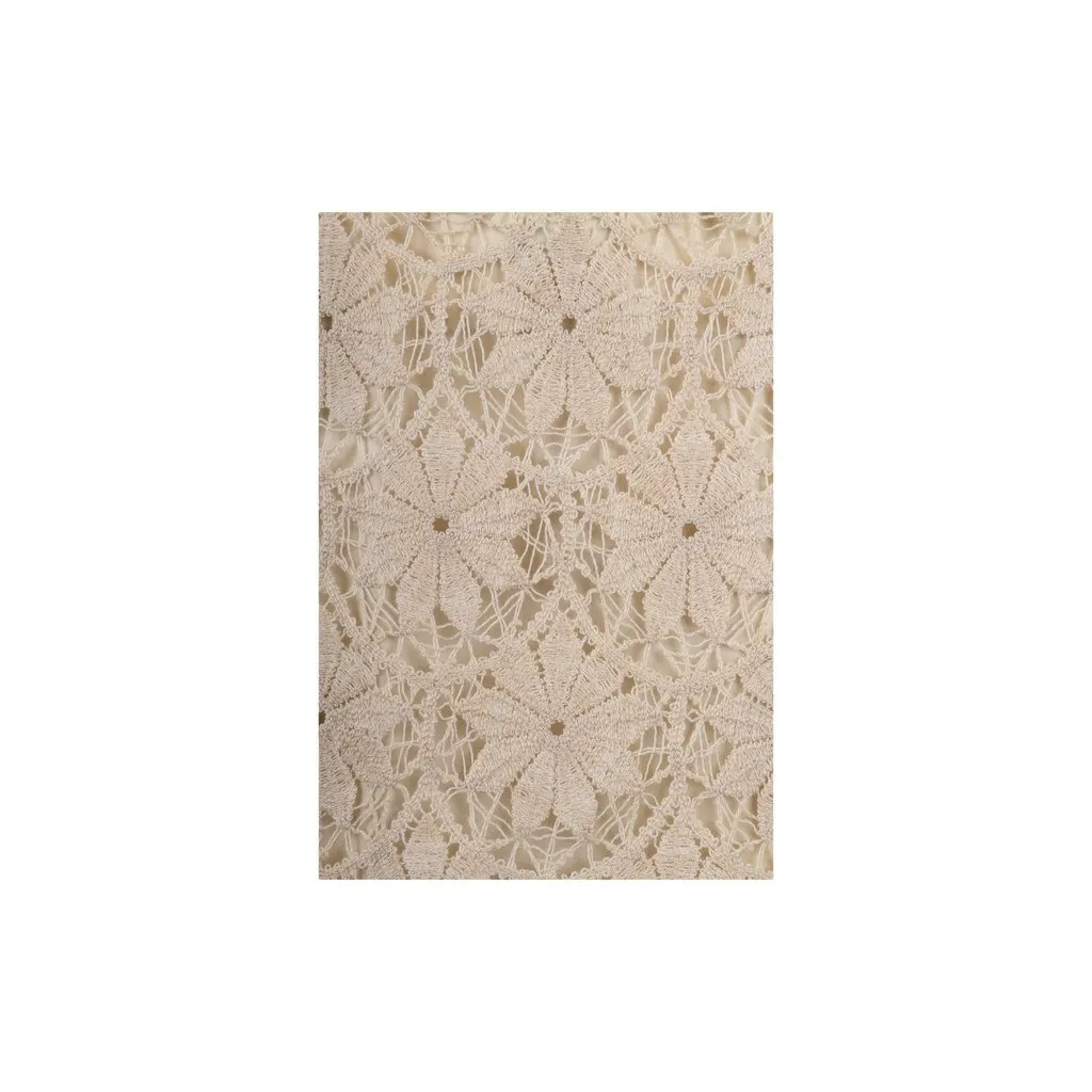 Moschino Embroidered Lace Skirt - '10s Red Lace Good - Inside View