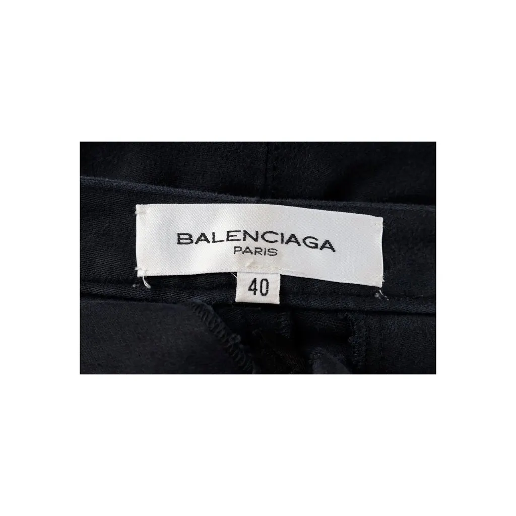 Balenciaga Cotton Twill Short Skirt - '10s Navy Cotton Good - Box View