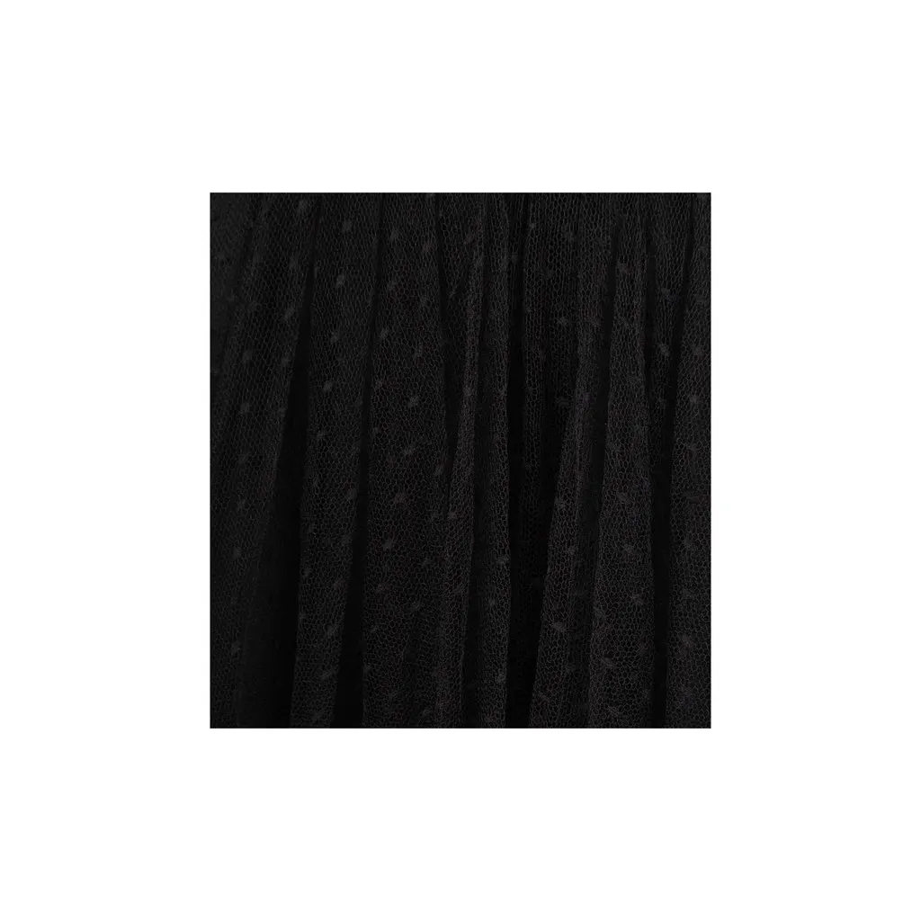 Moschino Dotted Lace Skirt - '10s Red Lace Good - Inside View
