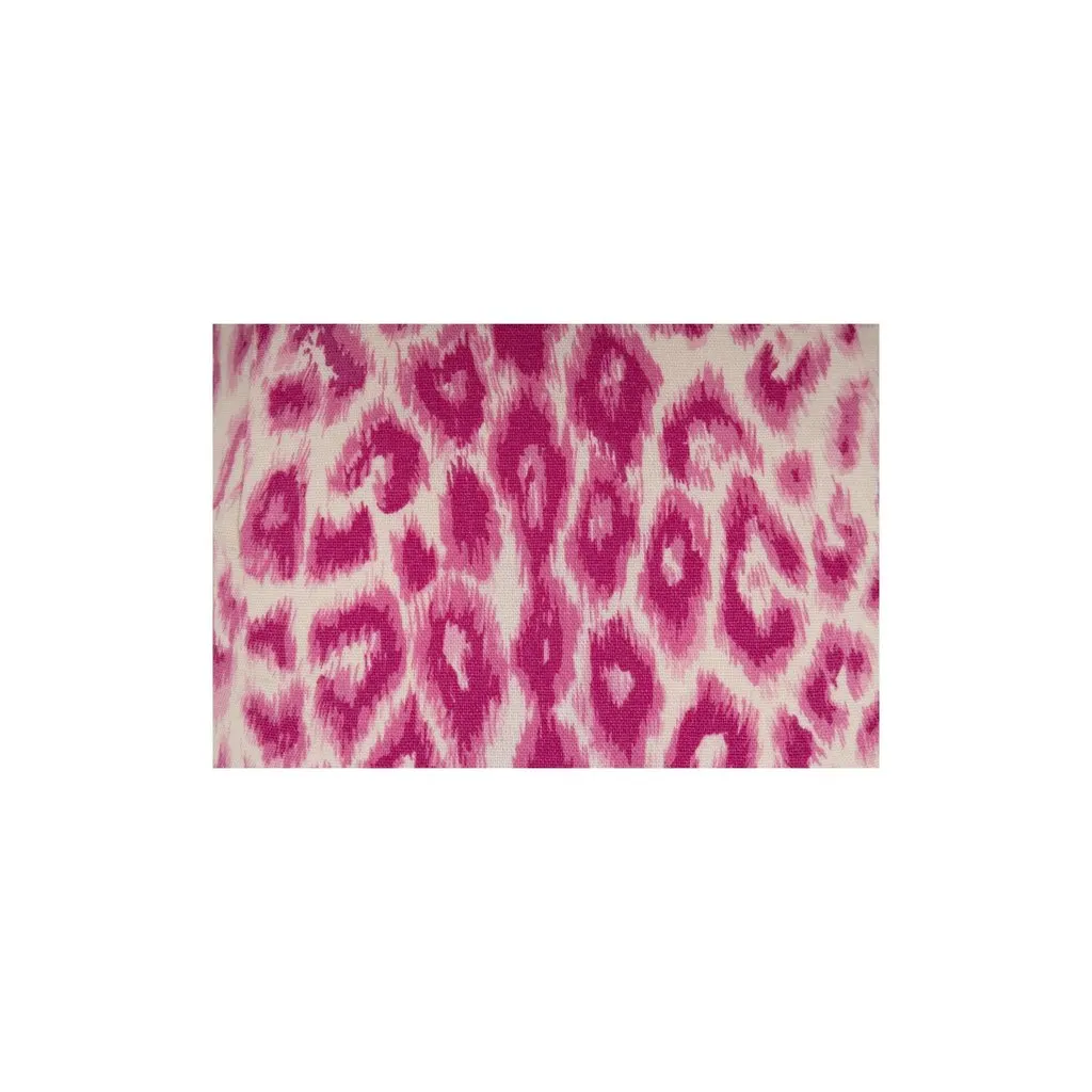 Moschino Cheap and Chic Leopard Print Skirt - '10s Red Wool Good - Inside View