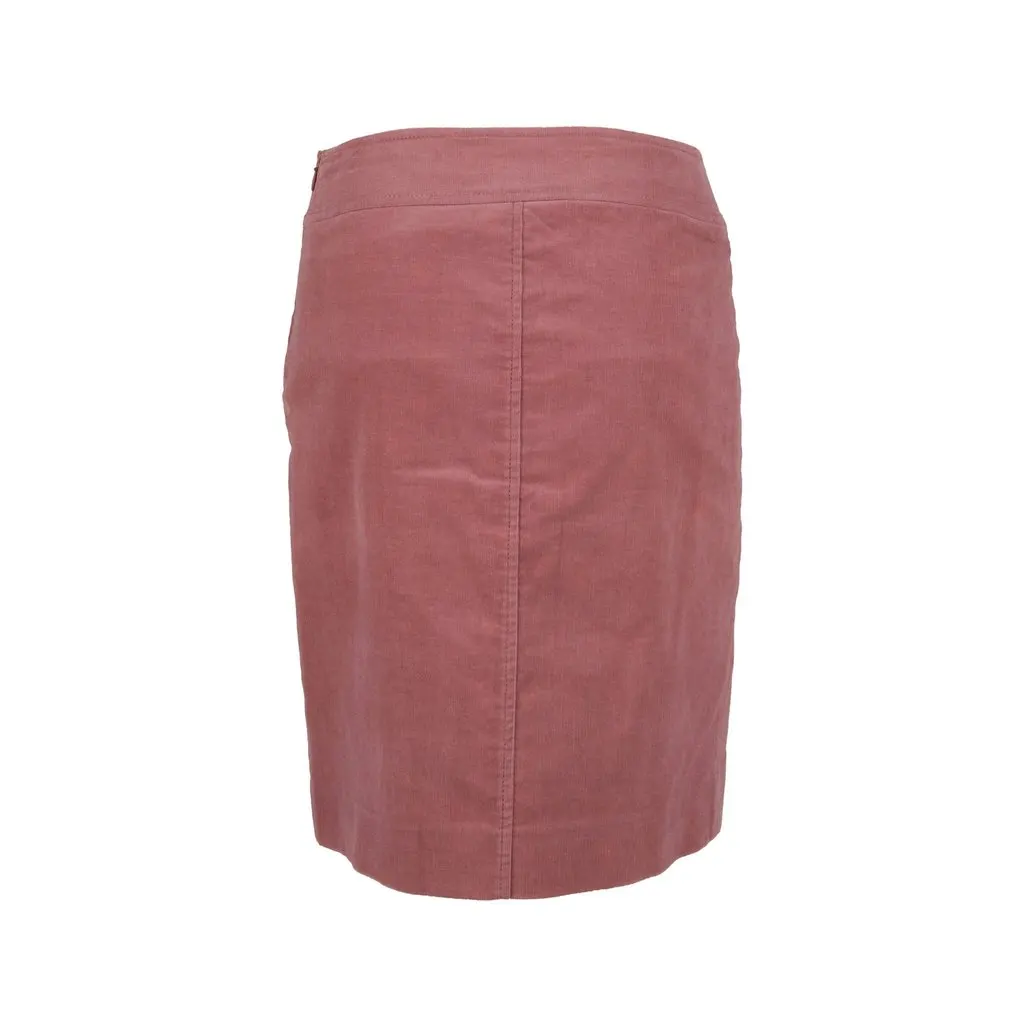 Moschino Cheap and Chic Cord Twill Mini Skirt - '10s MultiColor Cotton Good - Back View