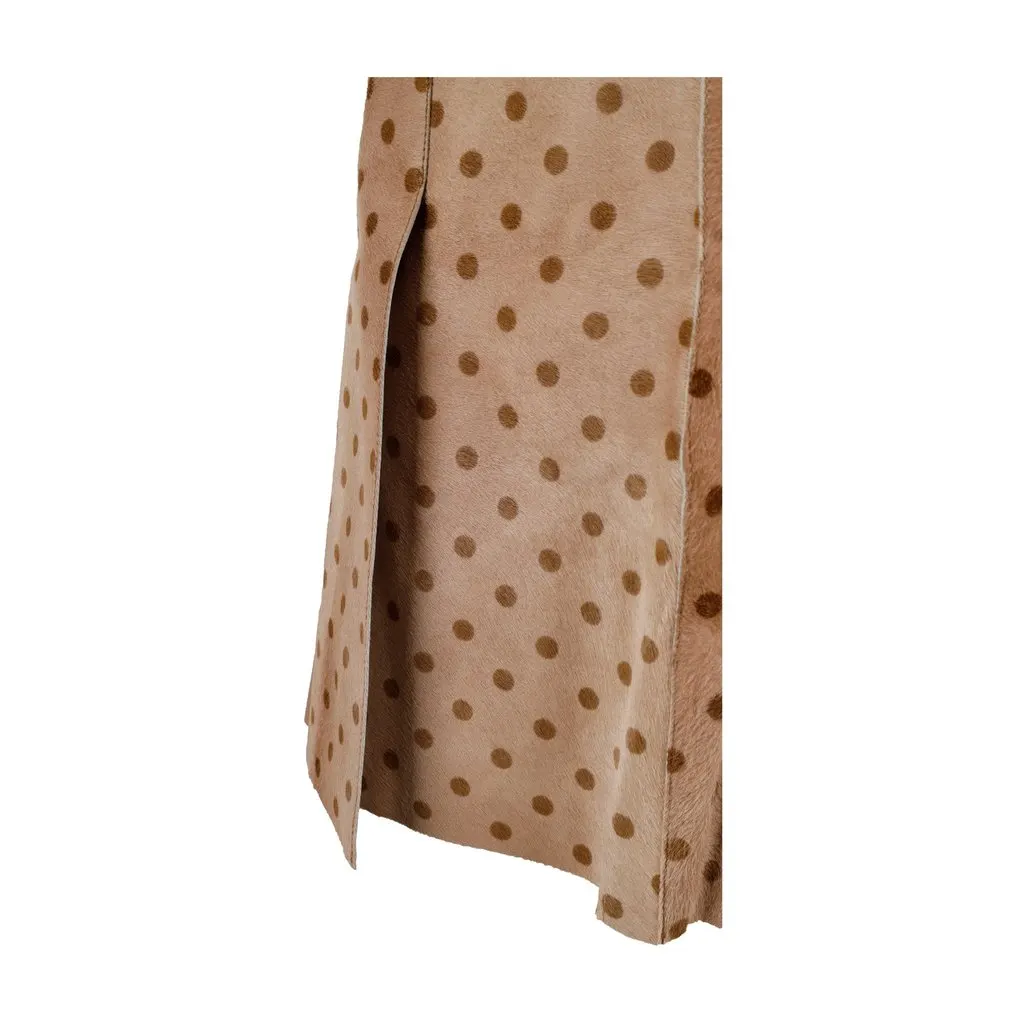 Moschino Cheap and Chic Polka Printed Skirt - '10s Red Leather Good - Box View