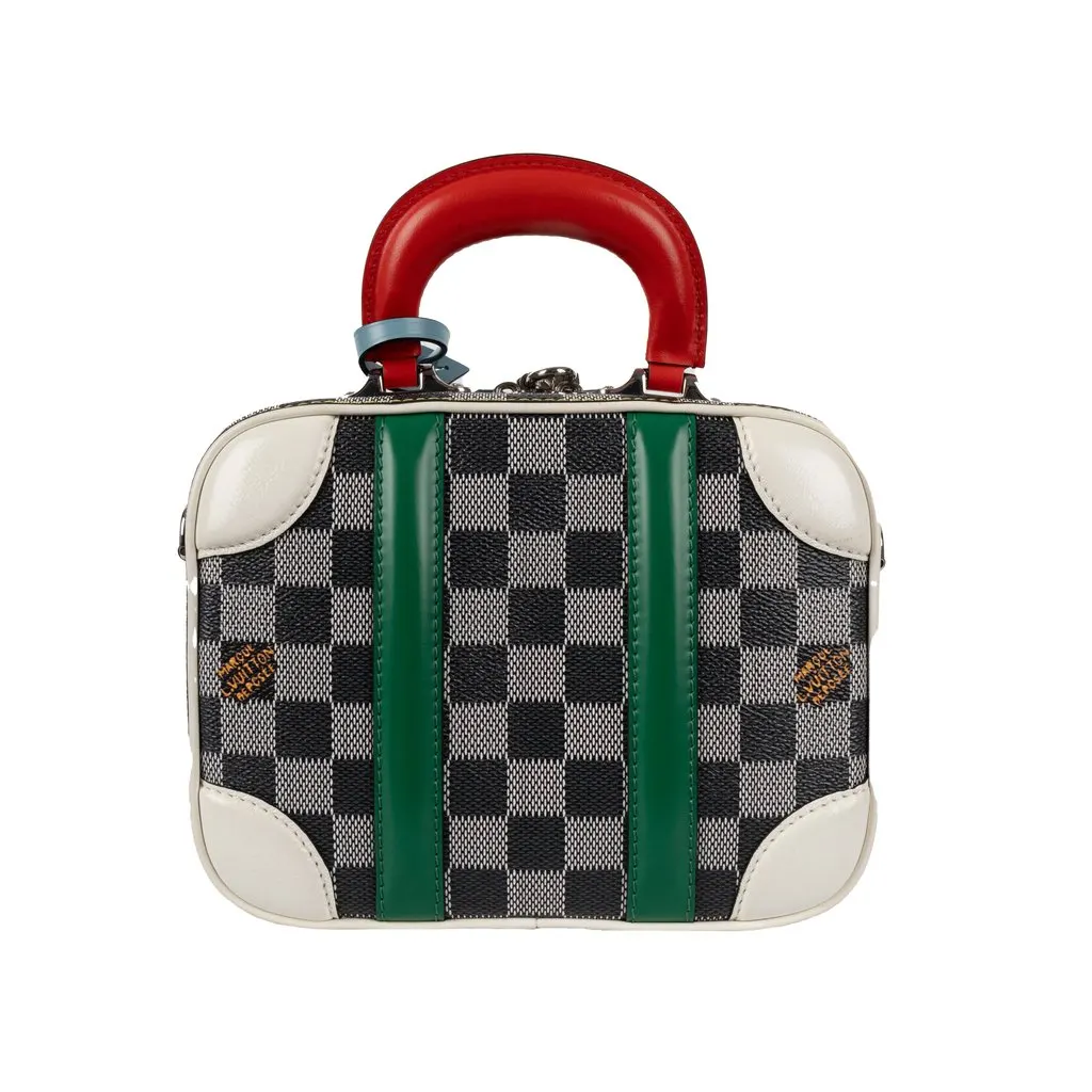 Louis Vuitton Luggage Damier BB Handbag - '10s Black Leather Good - Inside View