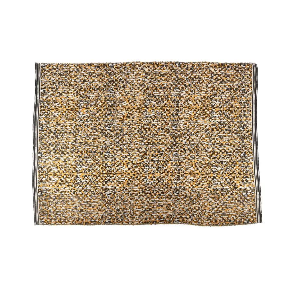 Louis Vuitton Monogram Jungle Print Scarf - '10s MultiColor Wool Good - Model View