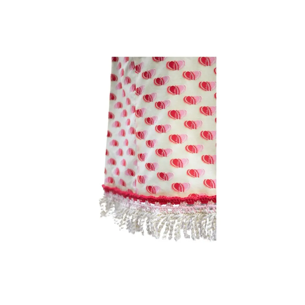 Unsigned Rubino Gaeta Fil Coupè Jacquard Mini Skirt - '20s Beige Canvas Good - Model View