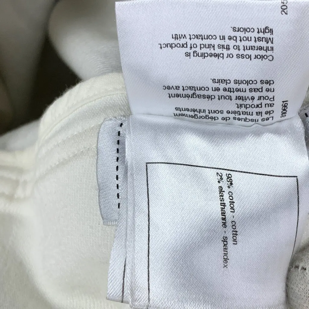 Chanel Trousers Grey Denim Good - Box View
