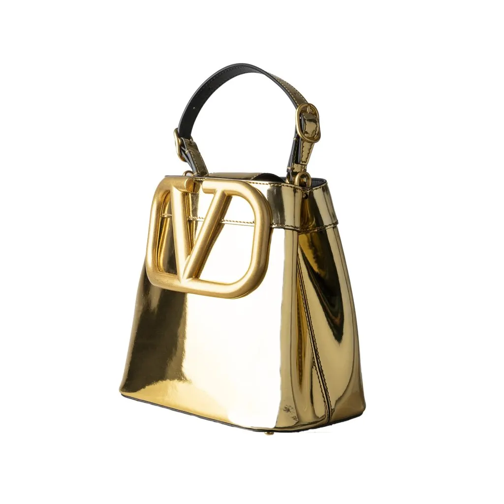 Valentino Supervee Logo Tote Bag - '20s Red Leather Good - Inside View