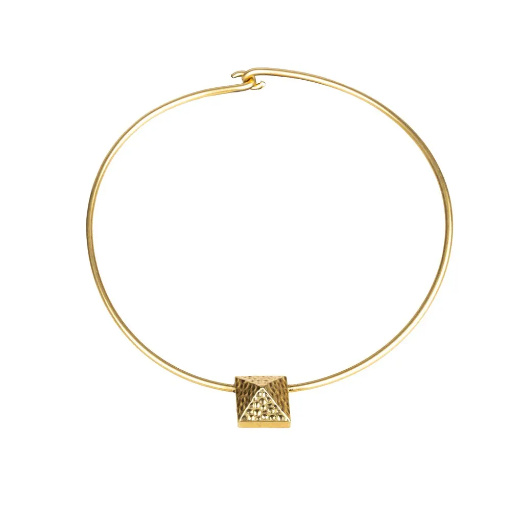 Valentino Choker Necklace - '10s MultiColor Lace Good - Front View