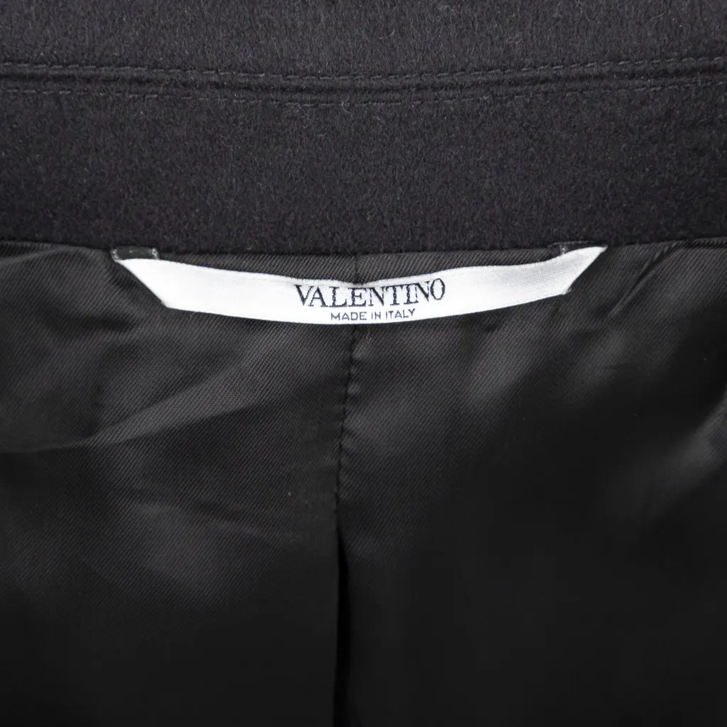 Valentino Double Breasted Wool Coat - '20s Red Wool Good - Box View