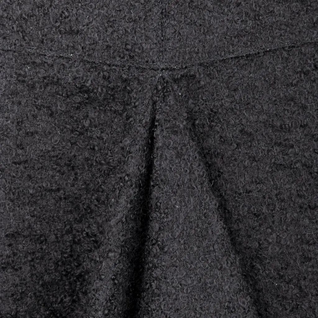 Marni Asymmetric Lambskin Skirt - '10s Black Leather Good - Inside View