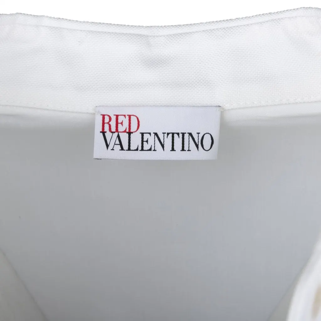 Valentino Red Valentino Classic White Shirt - '10s White Cotton Good - Model View