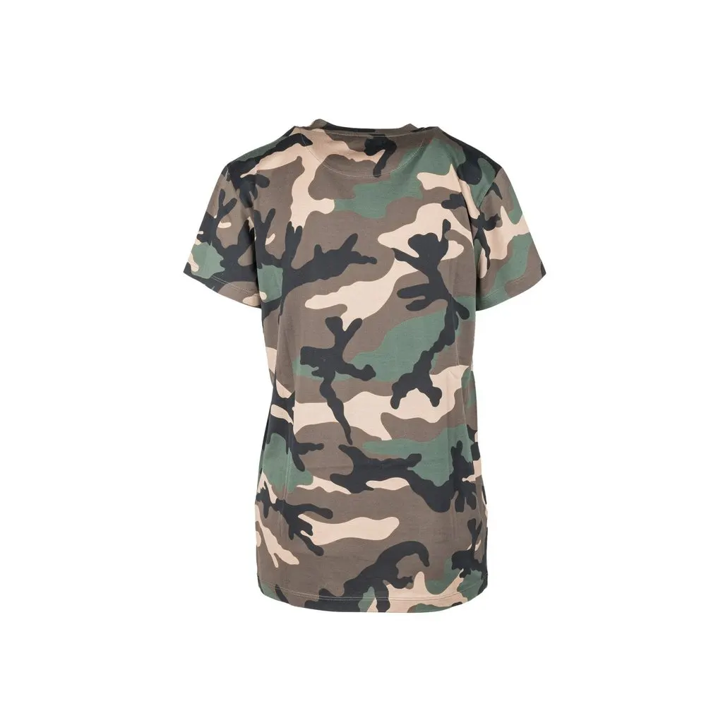 Valentino Camouflage T-shirt - '10s Red Cotton Good - Back View