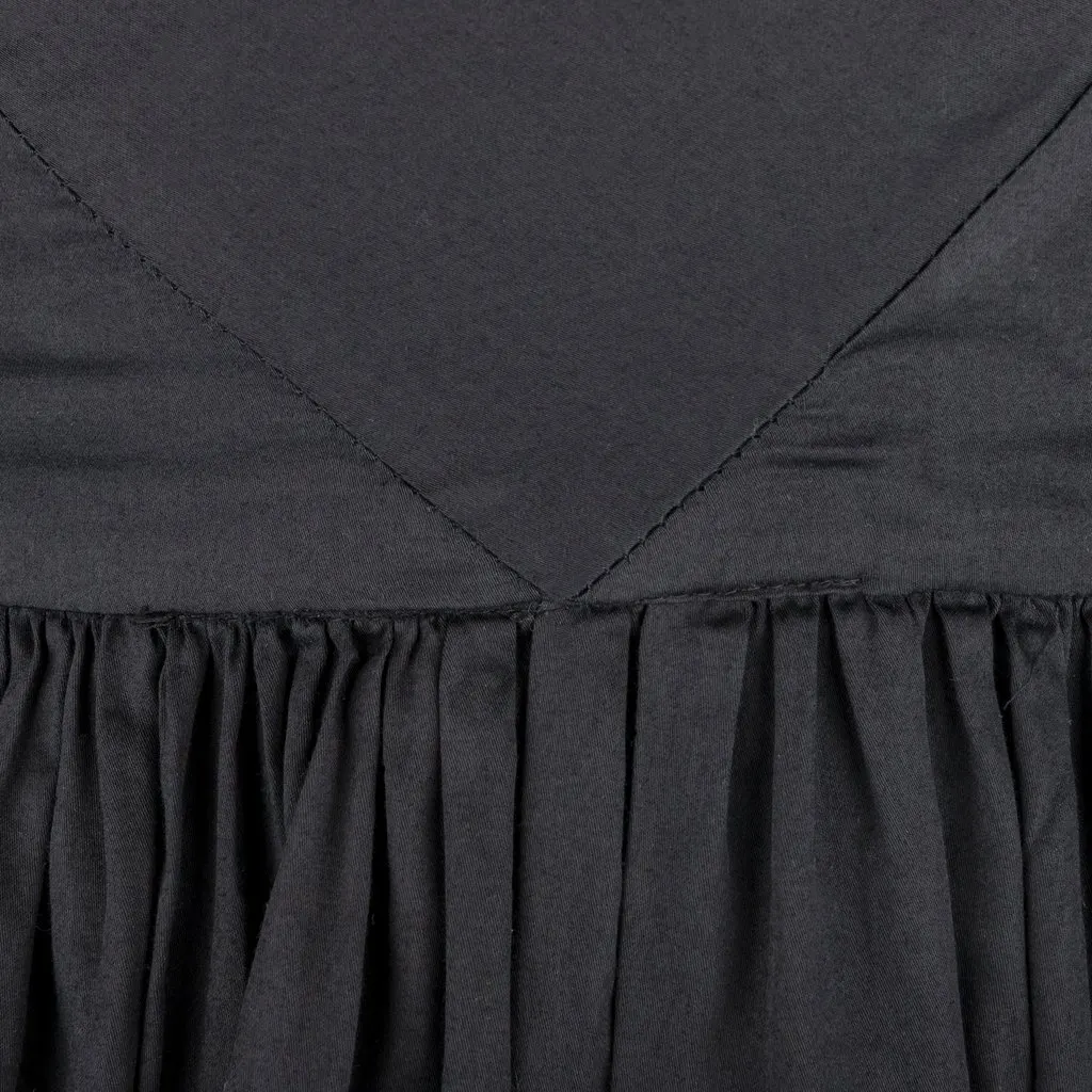 Vivienne Westwood Tie-knot Adjustable Dress - '00s Black Cotton Good - Model View
