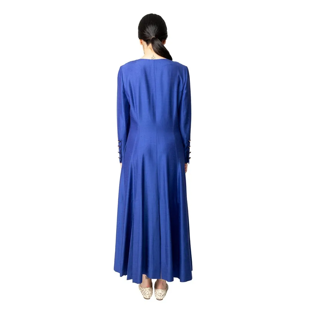 Celine Vintage Long Dress - '00s Red Good - Model View