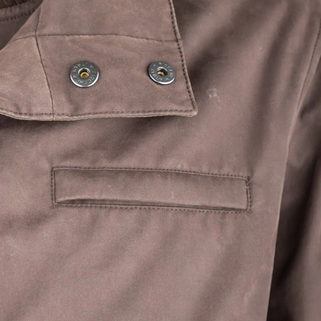 Burberry Bomber Jacket - '00s Red Cotton Good - Model View