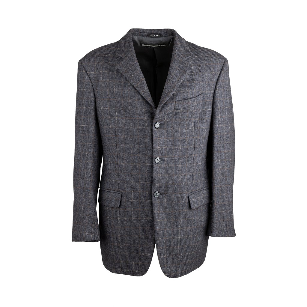 Gianfranco Ferré Studio Checkered Blazer - '90s Red M