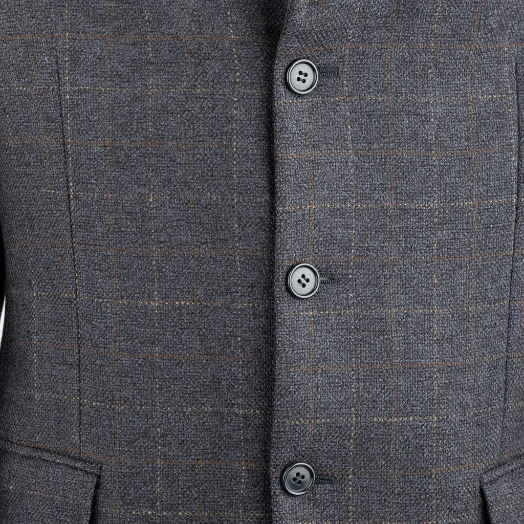 Gianfranco Ferré Studio Checkered Blazer - '90s Red Good - Inside View