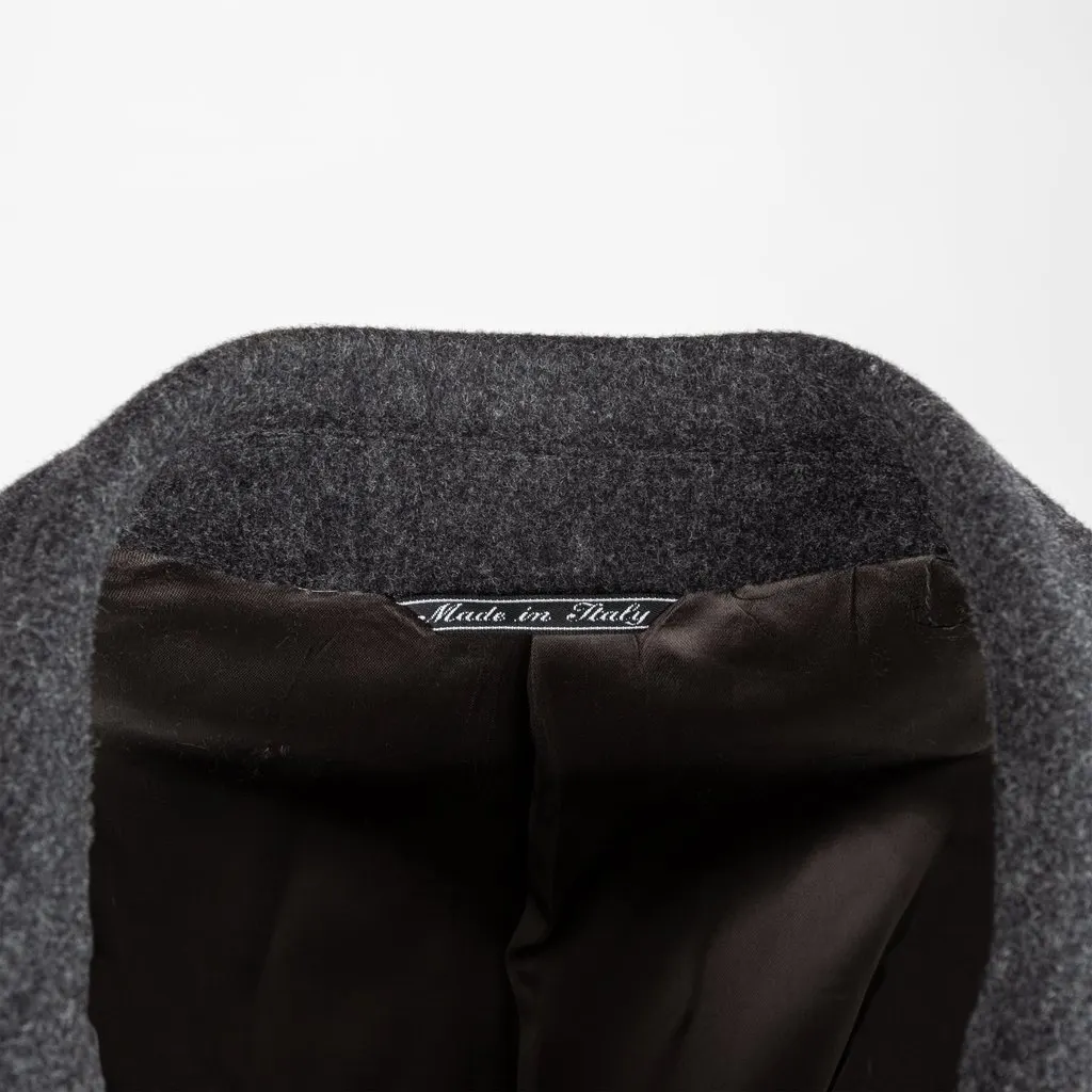 Gianfranco Ferré Coat - '00s Red Wool Good - Inside View