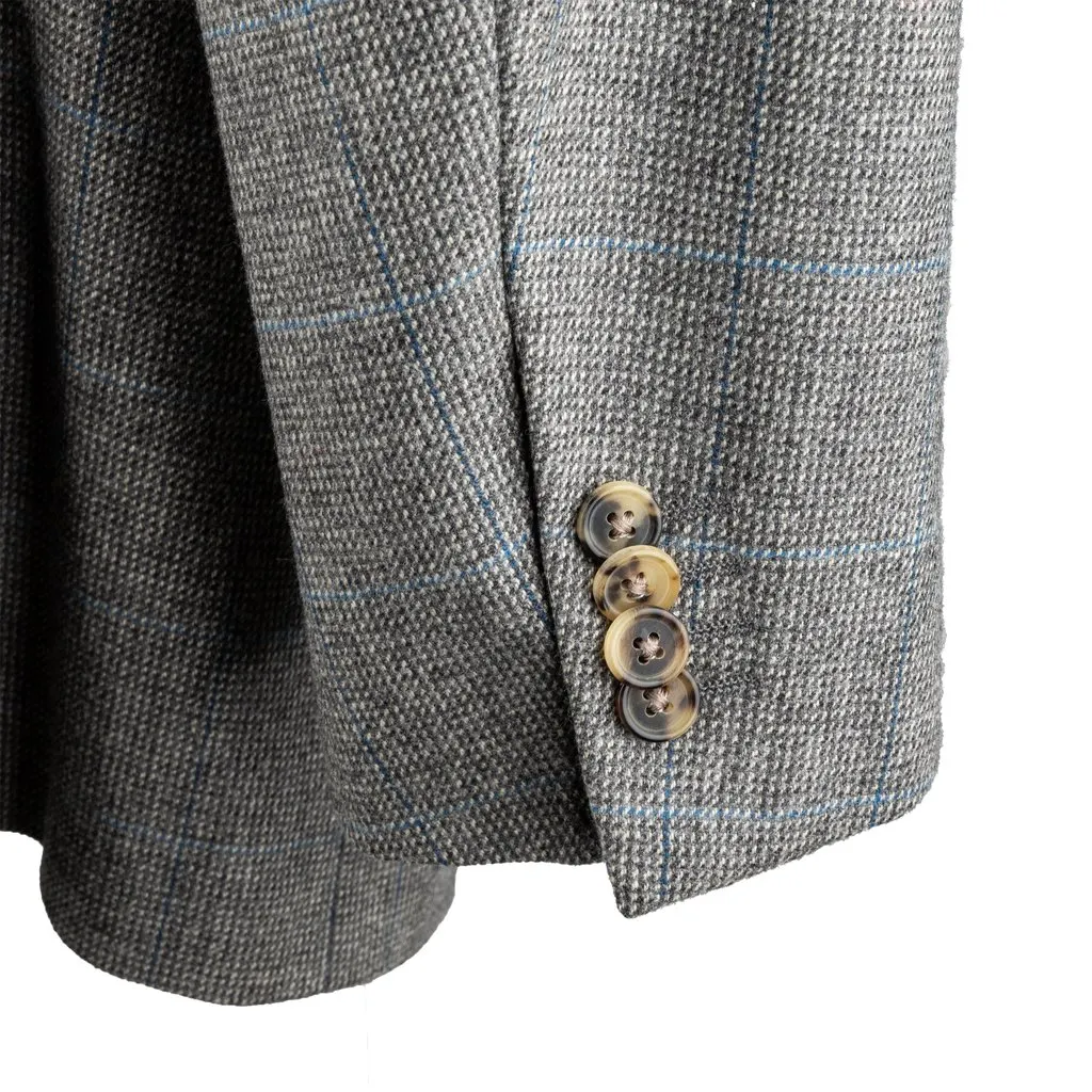 Corneliani Checkered Blazer - '00s Red Wool Good - Box View