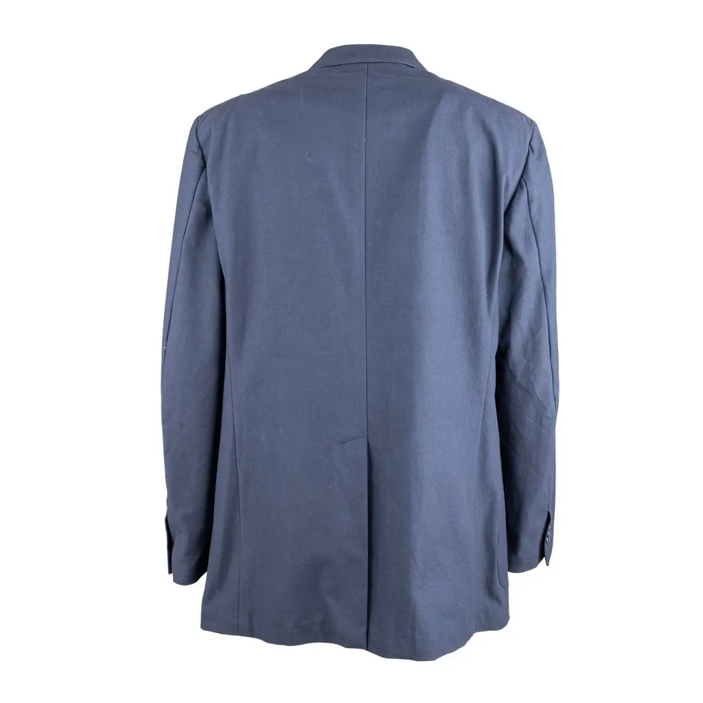 Unsigned Cotton Blazer - '00s Red Cotton Good - Back View