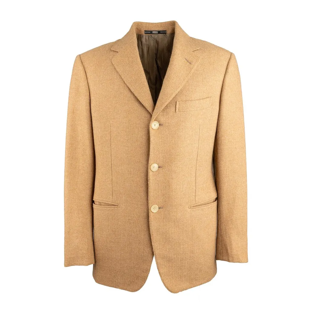 Gianfranco Ferré Camel Blazer - '00s Camel Good - Front View
