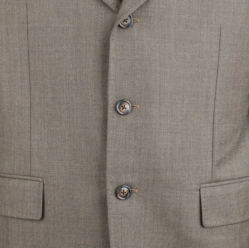 Corneliani Wool Blazer - '00s Black Wool Good - Inside View