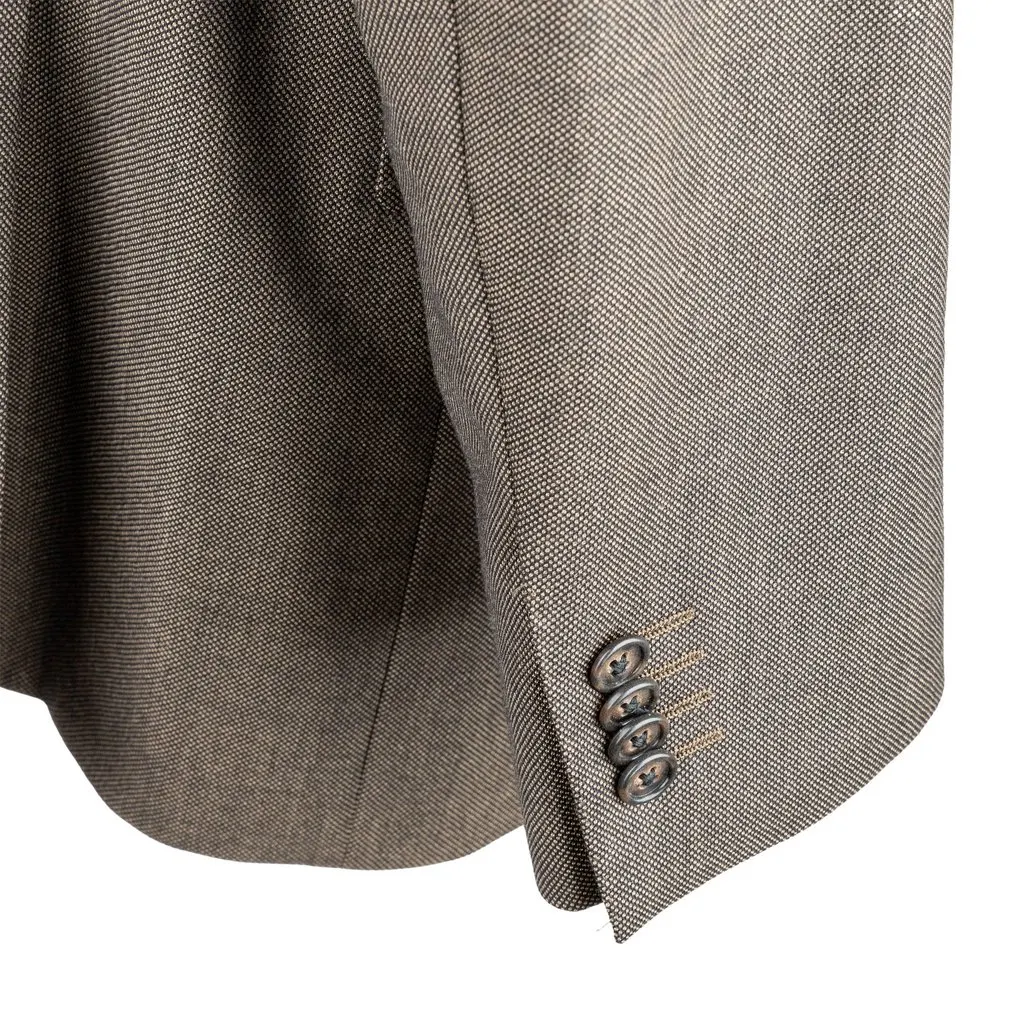 Corneliani Wool Blazer - '00s Black Wool Good - Model View