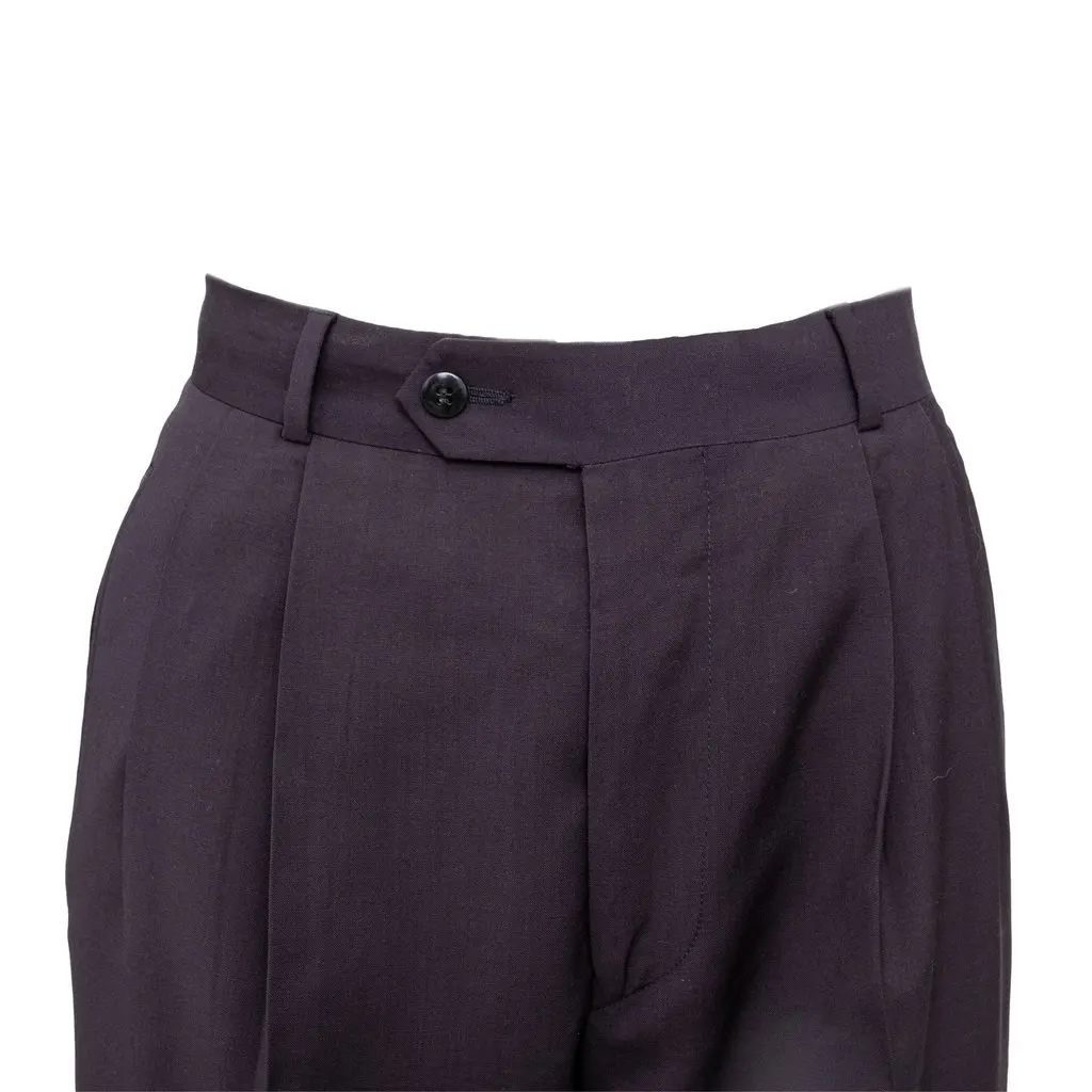 Unsigned Tailored Pants - '00s Red Wool Good - Inside View