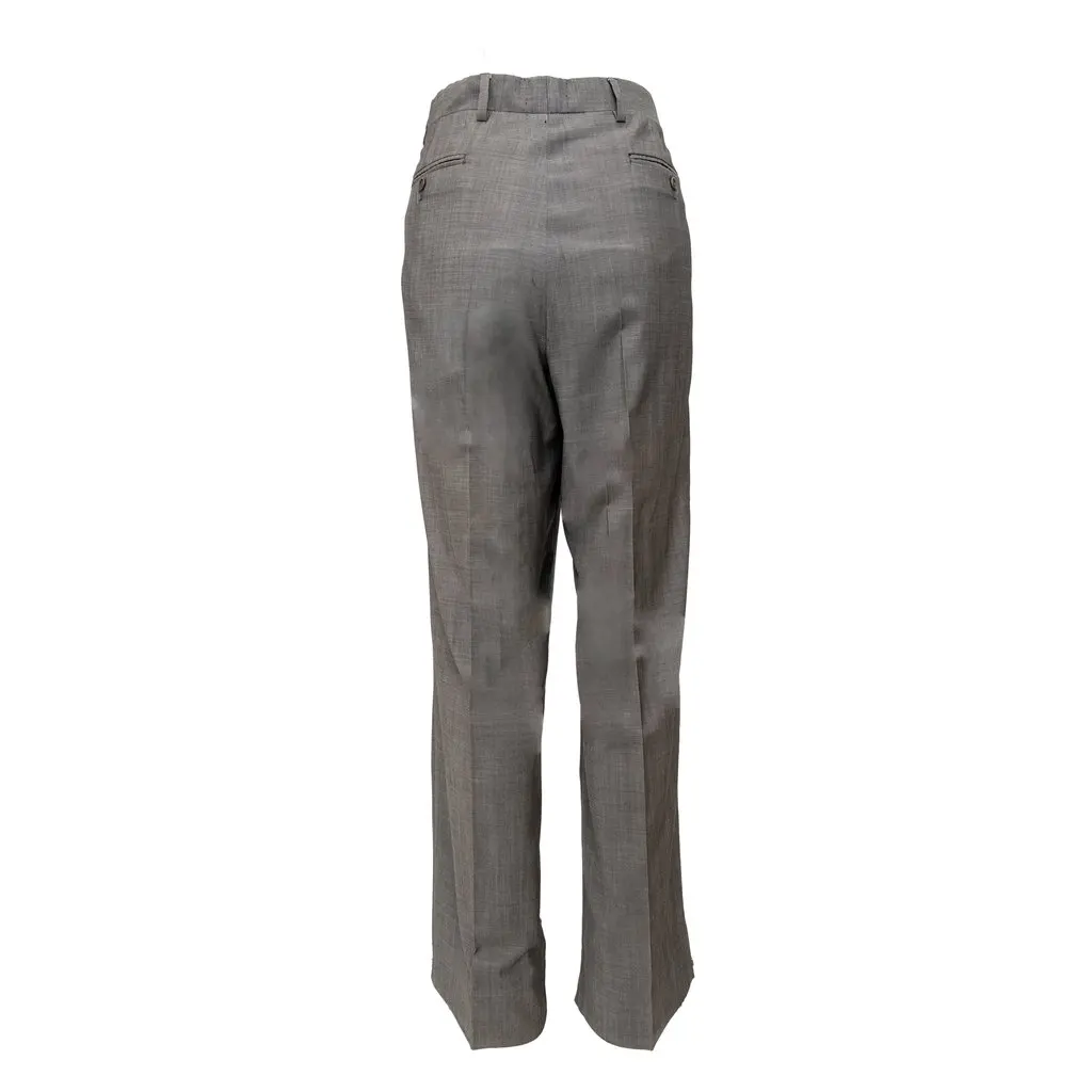 Valentino Super 120's Tailored Pants - '10s Red Wool Good - Back View