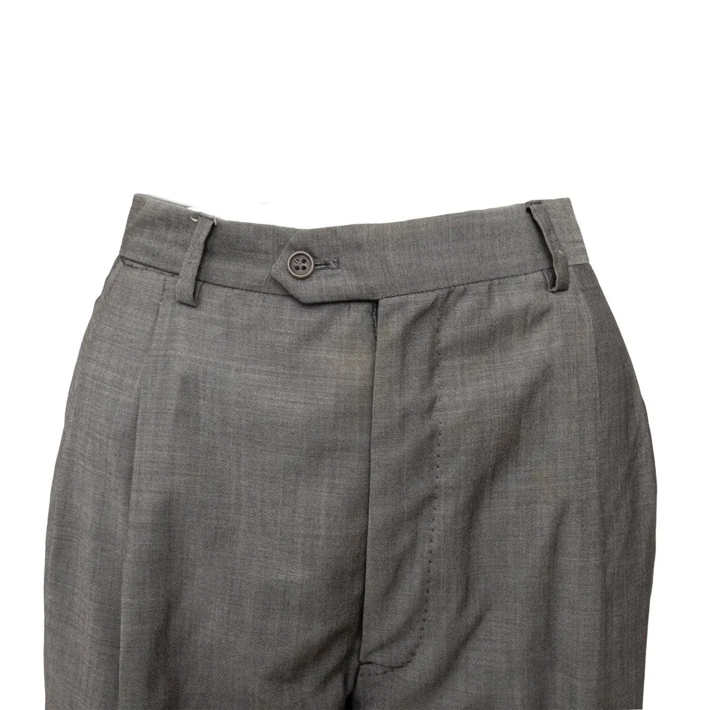 Valentino Super 120's Tailored Pants - '10s Red Wool Good - Inside View