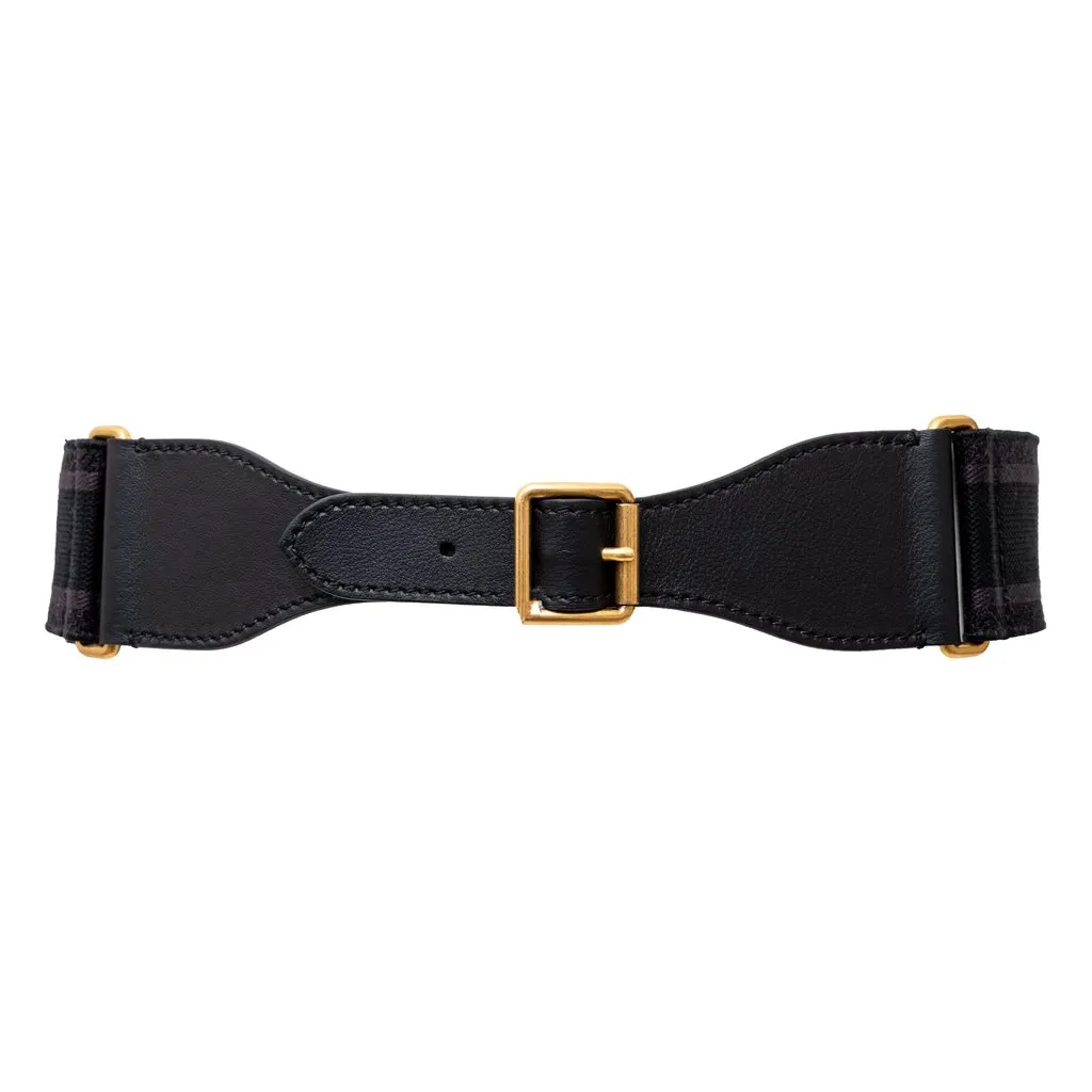 Dior Wide Canvas Belt - '20s Black Canvas Good - Box View