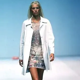 Roberto Cavalli Leather Jacket - '00s White Leather Good - Back View
