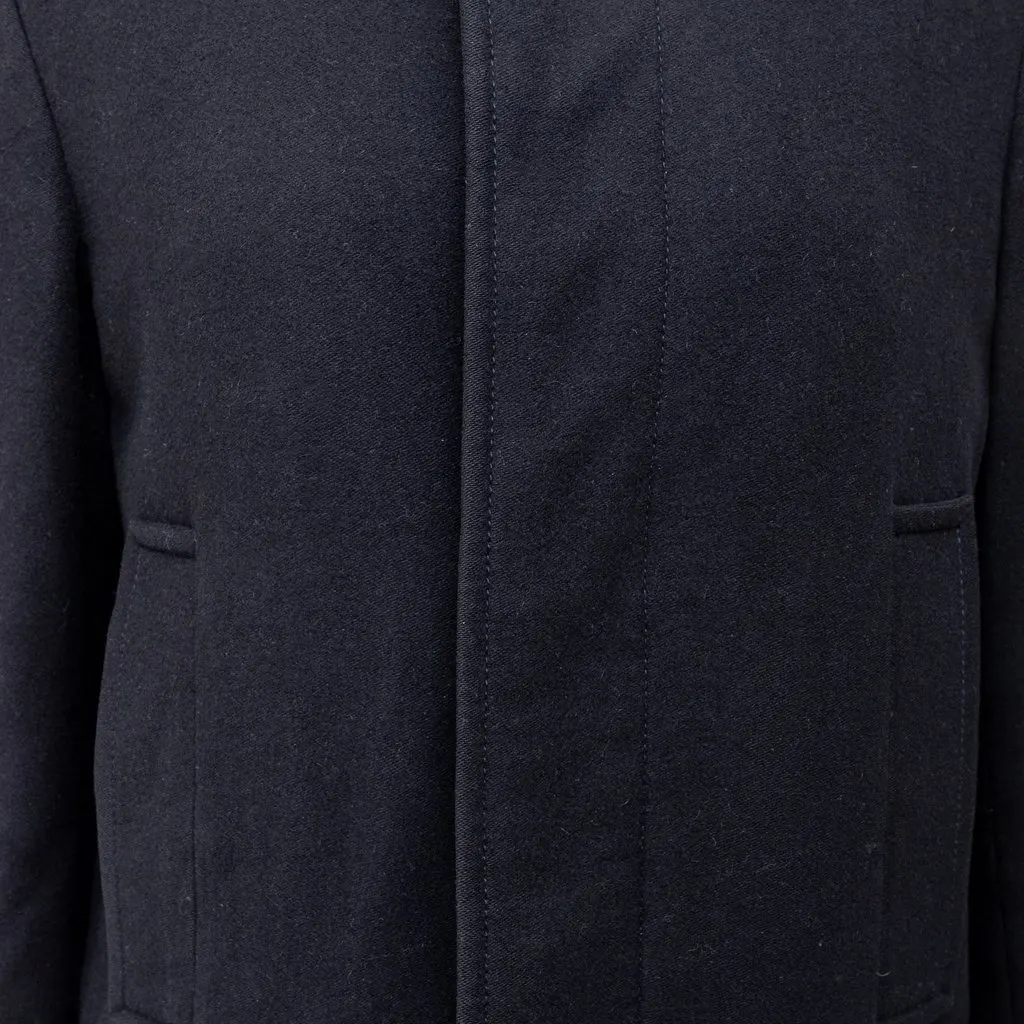 Gucci Wool Coat - '10s Black Wool Good - Inside View