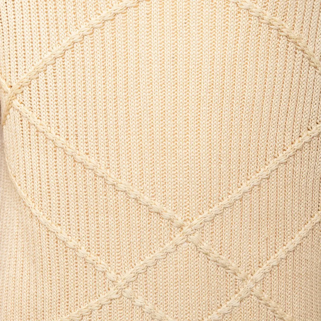 Unsigned Sweater - '90s Beige Silk Good - Box View