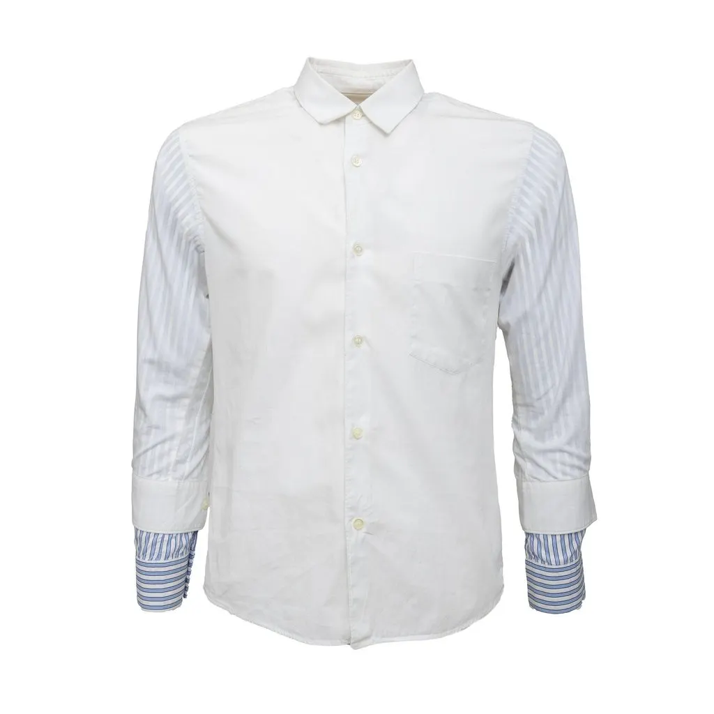 Comme des Garçons Double Sleeve Shirt - '10s Red Cotton Good - Front View