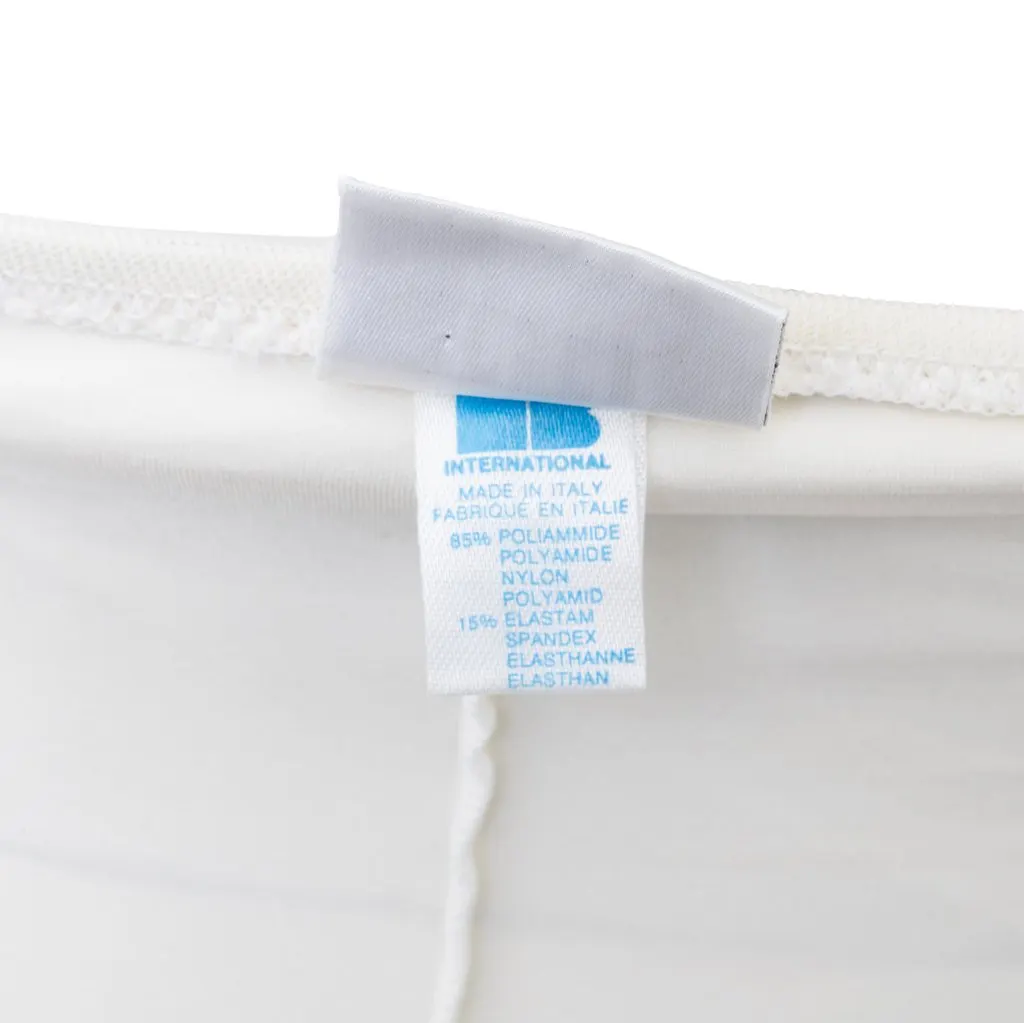 La Perla Ruched Dress with Beads - '00s White Polyamide Good - Box View
