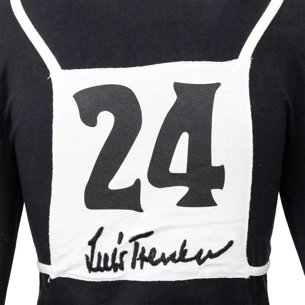 Unsigned Luis Trenker Long Sleeve T-shirt - '10s Black Cotton Good - Inside View
