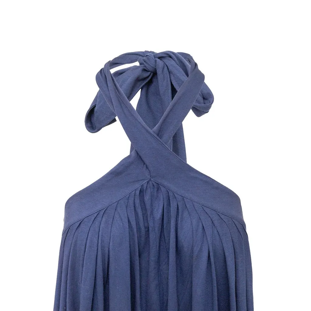 Stella McCartney Halter Tie-knot Dress - '10s Navy Good - Inside View