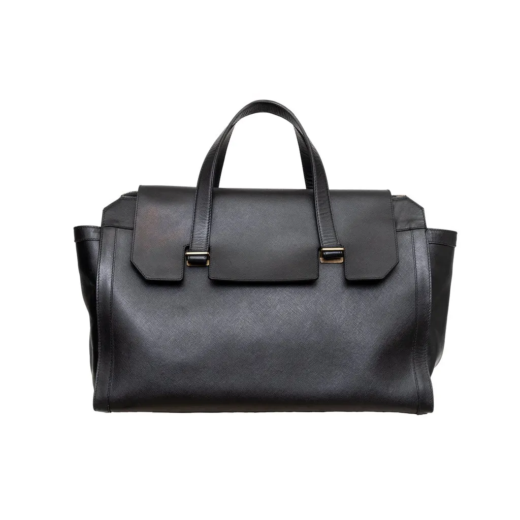 Golden Goose Zip Tote Bag - '10s Gold Leather Good - Front View