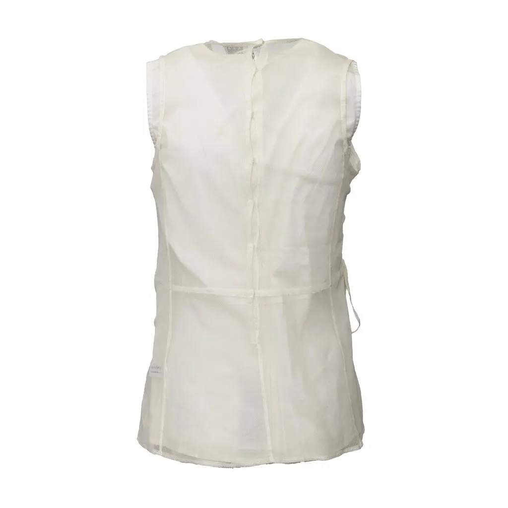 Marni Double Layer Top - '10s White Cotton Good - Back View