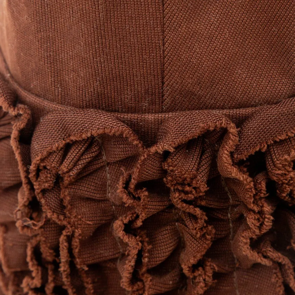 Marni Twill Jacket - '10s Brown Cotton Good - Model View