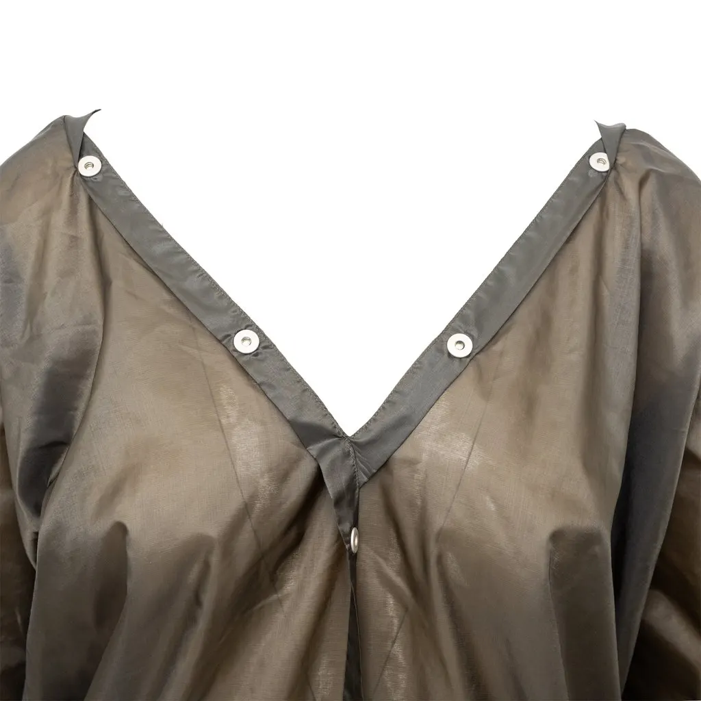 Jil Sander Semi-sheer Nylon Top - '00s Red Polyamide Good - Model View